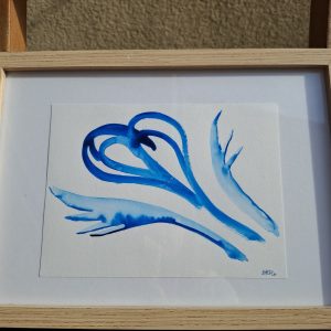 Blue Krystal Heart